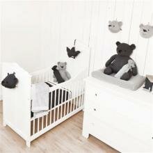 Kabel Antraciet / Lichtgrijs gebreid - Baby`s Only