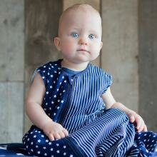 Blauw met witte ster - Little Dutch