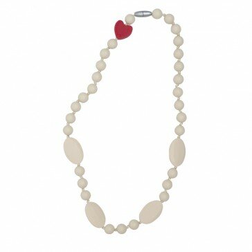 Bijtbare ketting Marilyn ecru - Smartmama