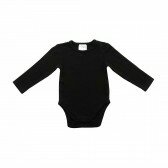 Romper lange mouw Rib Black - Jollein