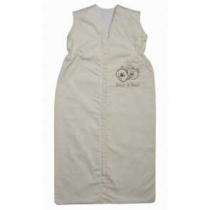 Slaapzak zomer Bear en Bear ecru 90 cm - Anel