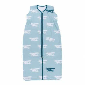 Slaapzak zomer Vliegtuig Blauw - Little Dutch