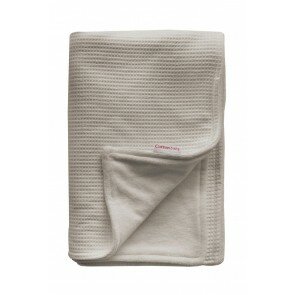 Ledikantdeken Wafel / Velours Zand - Cottonbaby