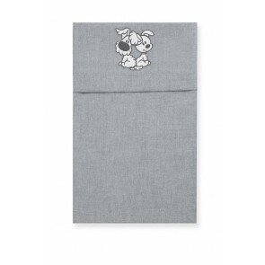 Wieglaken Woezel en Pip grijs - Cottonbaby